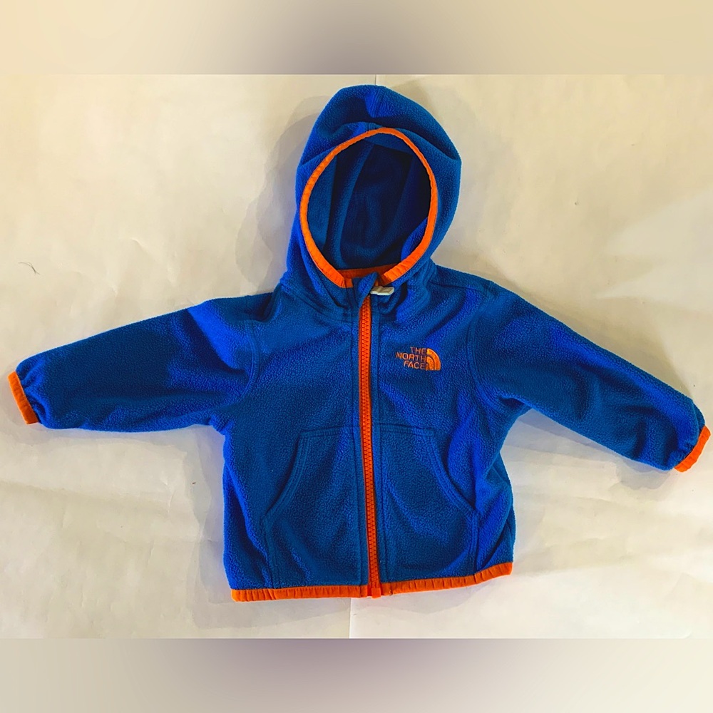 The North Face Infant Glacier Full Zip Hoodie Fleece (Size: 3-6M)